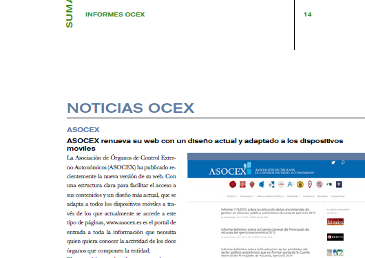 Los OCEX publican el número 42 de su boletín informativo
