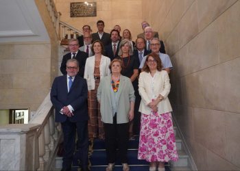 Asistentes, ayer, a la reunión de la Comisión de Coordinación del Tribunal de Cuentas y los OCEX, celebrada en la sede del Tribunal de Cuentas.