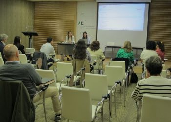 Asistentes a la Jornada sobre el uso de la Plataforma de Rendición de Cuentas de las Entidades Locales.