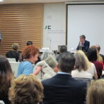 Roberto Fernández Llera y Pablo Baquero Sánchez durante la inauguración de las II Jornadas de contratación de la Sindicatura de Cuentas y el Consejo Consultivo.