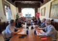 Asistentes a la reunión de la Comisión de coordinación de los OCEX y el Tribunal de Cuentas en el ámbito autonómico, celebrada en Toledo.